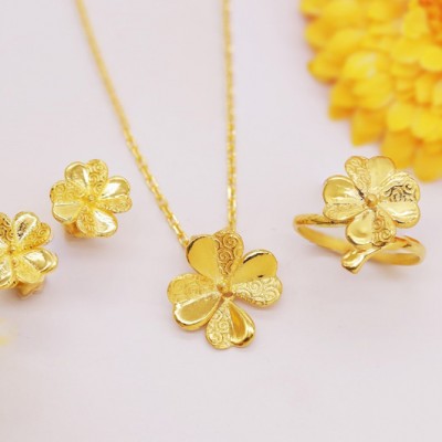 Cỏ bốn lá vàng 24k