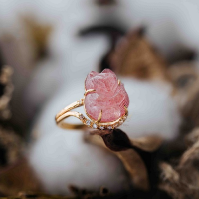 Vòng tay hồ ly màu hồng